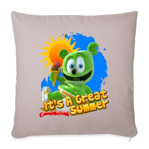 It's A Great Summer - Throw Pillow Cover 17.5” x 17.5”