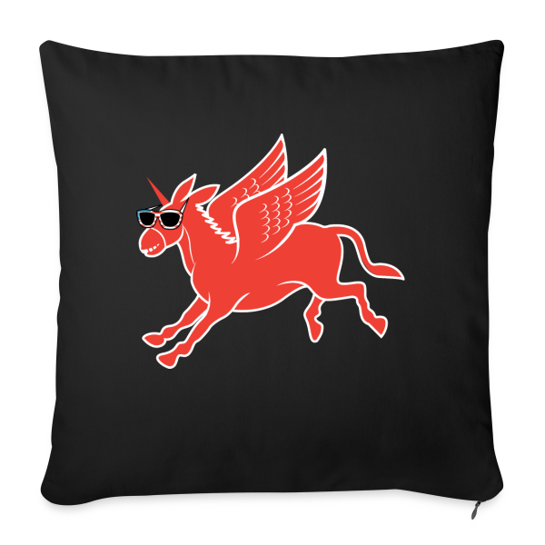 Wonderhussy Pegasus - Throw Pillow Cover 17.5” x 17.5”