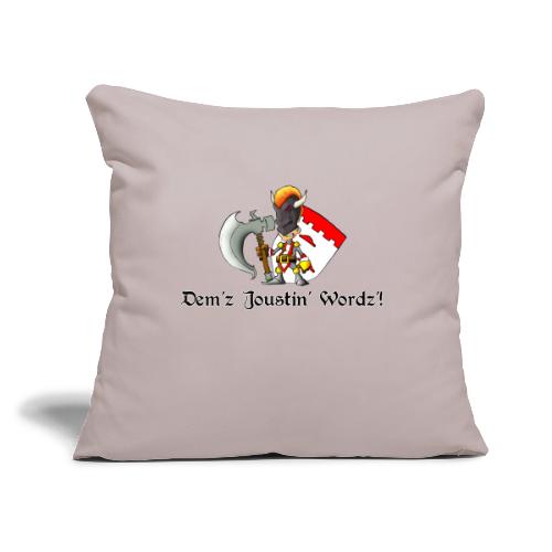 Sir Lump - Throw Pillow Cover 17.5” x 17.5”