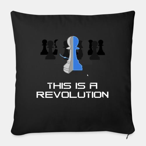 This is a Revolution. 3D CAD. - Throw Pillow Cover 17.5” x 17.5”