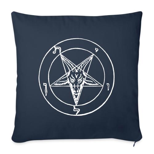 Maurice Bessy's Sigil of Baphomet - Throw Pillow Cover 17.5” x 17.5”