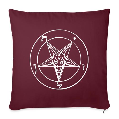 Maurice Bessy's Sigil of Baphomet - Throw Pillow Cover 17.5” x 17.5”