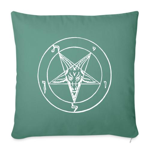 Maurice Bessy's Sigil of Baphomet - Throw Pillow Cover 17.5” x 17.5”