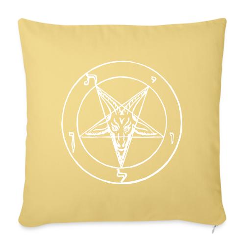 Maurice Bessy's Sigil of Baphomet - Throw Pillow Cover 17.5” x 17.5”