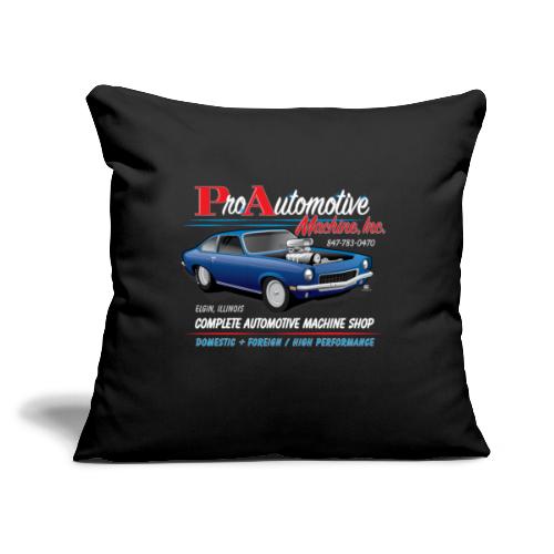 ProAutoTeeDesign062317fin - Throw Pillow Cover 17.5” x 17.5”