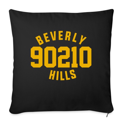 Beverly Hills 90210- Original Retro Shirt - Throw Pillow Cover 17.5” x 17.5”