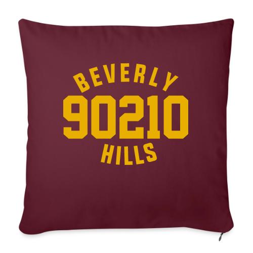 Beverly Hills 90210- Original Retro Shirt - Throw Pillow Cover 17.5” x 17.5”