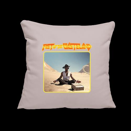 Fist Meditates - Throw Pillow Cover 17.5” x 17.5”