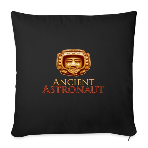 ANCIENT ASTRONAUT - Throw Pillow Cover 17.5” x 17.5”