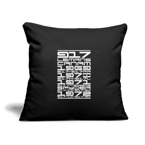 917 classic racing history Lemans - Throw Pillow Cover 17.5” x 17.5”