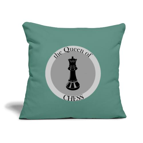 Queen Of Chess - Throw Pillow Cover 17.5” x 17.5”
