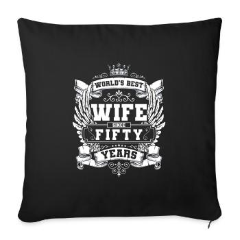 Celebration Partying - Throw Pillow Cover 17.5” x 17.5” - black - Front