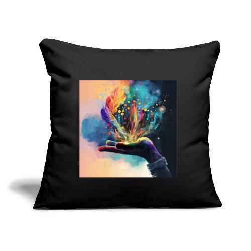 Incendium Amoris - Throw Pillow Cover 17.5” x 17.5”