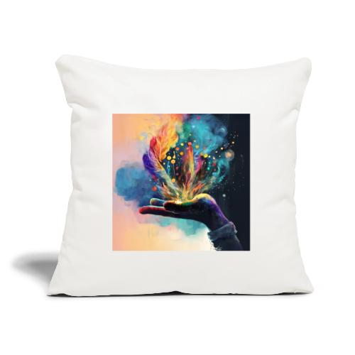 Incendium Amoris - Throw Pillow Cover 17.5” x 17.5”