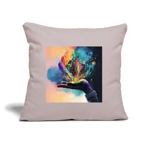 Incendium Amoris - Throw Pillow Cover 17.5” x 17.5”
