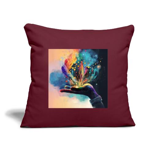 Incendium Amoris - Throw Pillow Cover 17.5” x 17.5”
