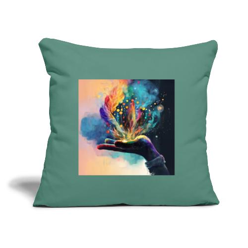 Incendium Amoris - Throw Pillow Cover 17.5” x 17.5”