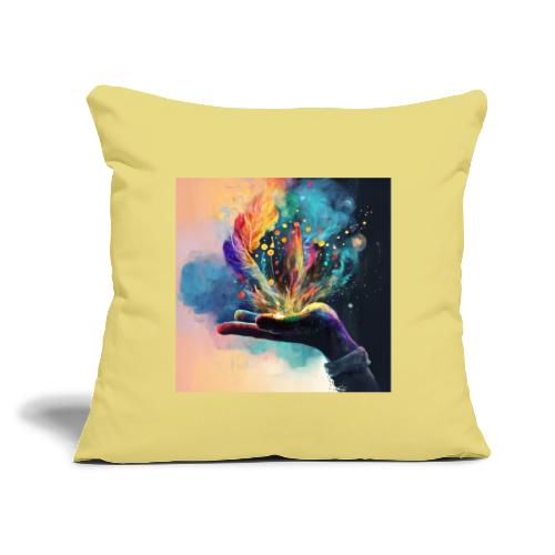 Incendium Amoris - Throw Pillow Cover 17.5” x 17.5”