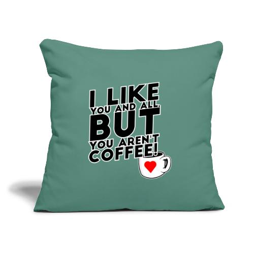 I like you, but... - Throw Pillow Cover 17.5” x 17.5”