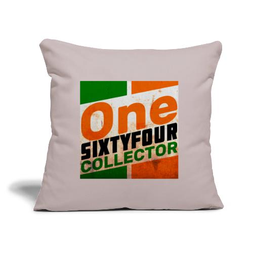 One Sixty Four -- vintage oil inspired design - Throw Pillow Cover 17.5” x 17.5”