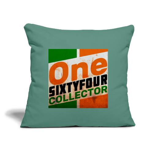 One Sixty Four -- vintage oil inspired design - Throw Pillow Cover 17.5” x 17.5”