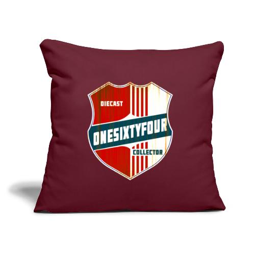 One Sixty Four -- vintage auto inspired design - Throw Pillow Cover 17.5” x 17.5”