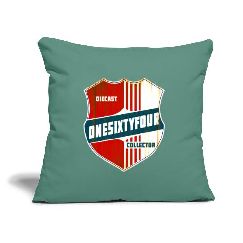 One Sixty Four -- vintage auto inspired design - Throw Pillow Cover 17.5” x 17.5”