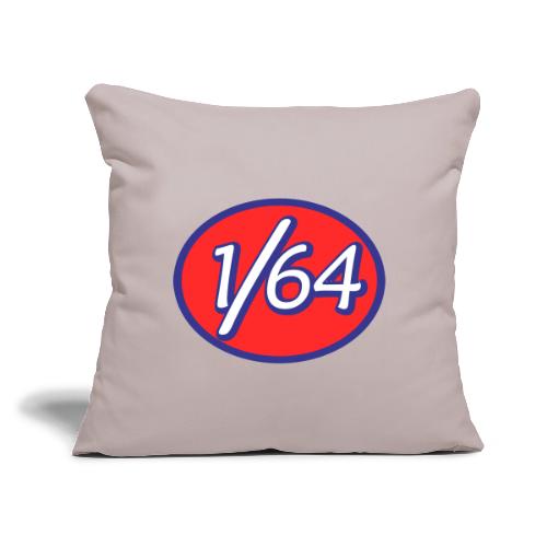 One Sixty Four -- vintage auto inspired oval - Throw Pillow Cover 17.5” x 17.5”