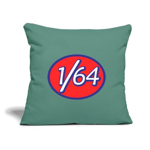 One Sixty Four -- vintage auto inspired oval - Throw Pillow Cover 17.5” x 17.5”