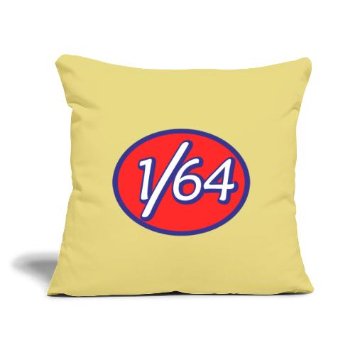 One Sixty Four -- vintage auto inspired oval - Throw Pillow Cover 17.5” x 17.5”
