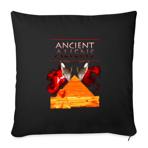 Ancient Aliens - Throw Pillow Cover 17.5” x 17.5”