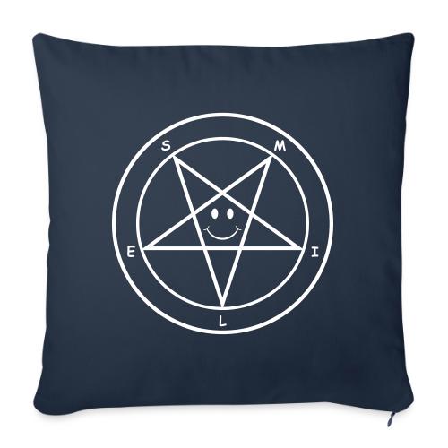 Smile Pentagram - Throw Pillow Cover 17.5” x 17.5”