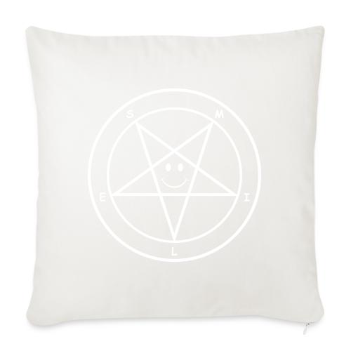 Smile Pentagram - Throw Pillow Cover 17.5” x 17.5”