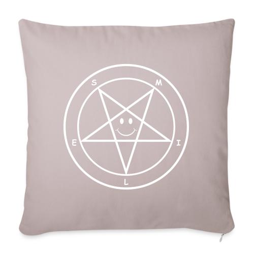 Smile Pentagram - Throw Pillow Cover 17.5” x 17.5”