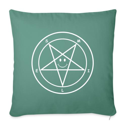 Smile Pentagram - Throw Pillow Cover 17.5” x 17.5”