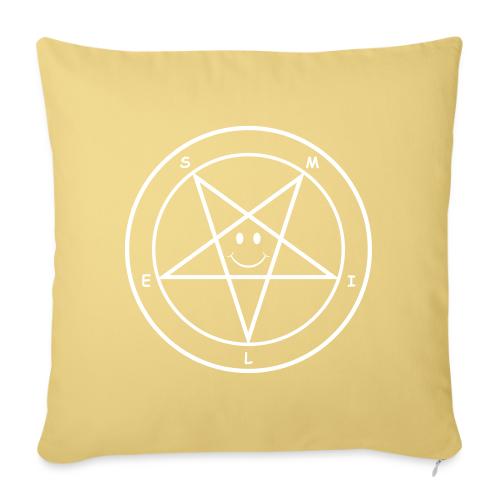 Smile Pentagram - Throw Pillow Cover 17.5” x 17.5”