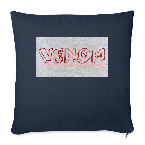 Venom - Throw Pillow Cover 17.5” x 17.5”