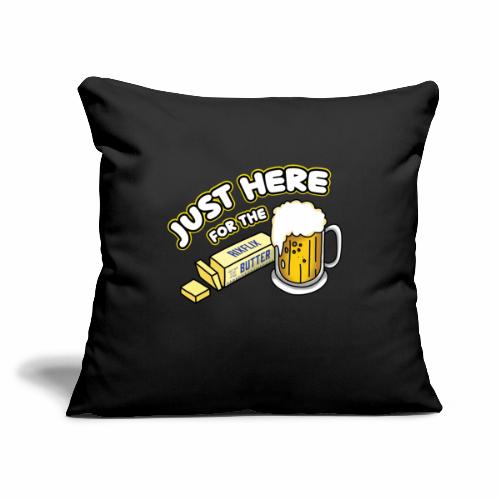 BBeer 1 - Throw Pillow Cover 17.5” x 17.5”