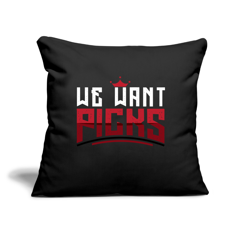White WWP Logo - Throw Pillow Cover 17.5” x 17.5”
