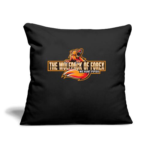The WolfPack of Forex - Throw Pillow Cover 17.5” x 17.5”