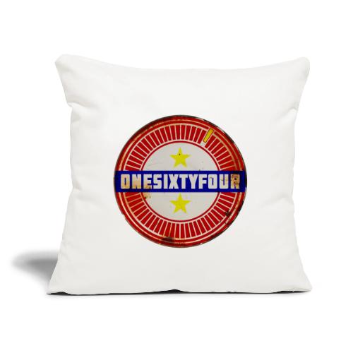 One Sixty Four -- vintage inspired design - Throw Pillow Cover 17.5” x 17.5”