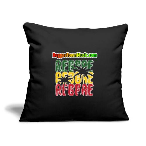 Rasta style reggae music design with classic roots - Housse de coussin décorative