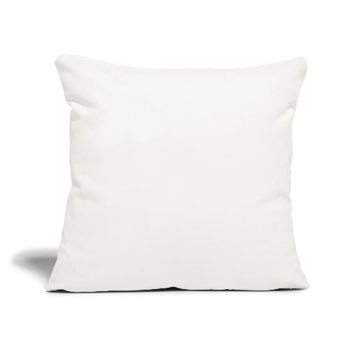 BLTA (white text) - Throw Pillow Cover 17.5” x 17.5”
