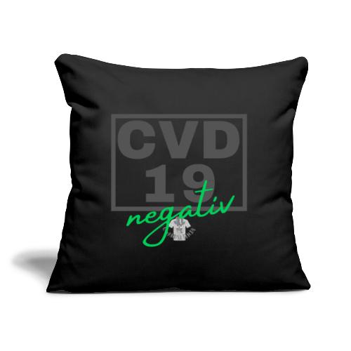 CVD 19 - Throw Pillow Cover 17.5” x 17.5”