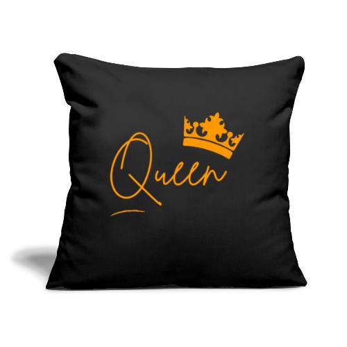 Queen - Throw Pillow Cover 17.5” x 17.5”