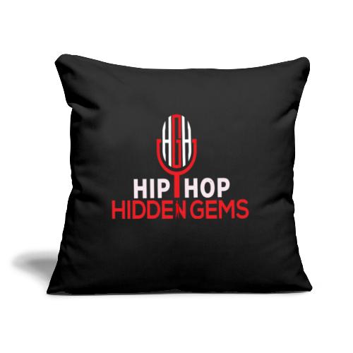 Hip Hop Hidden Gems - Throw Pillow Cover 17.5” x 17.5”