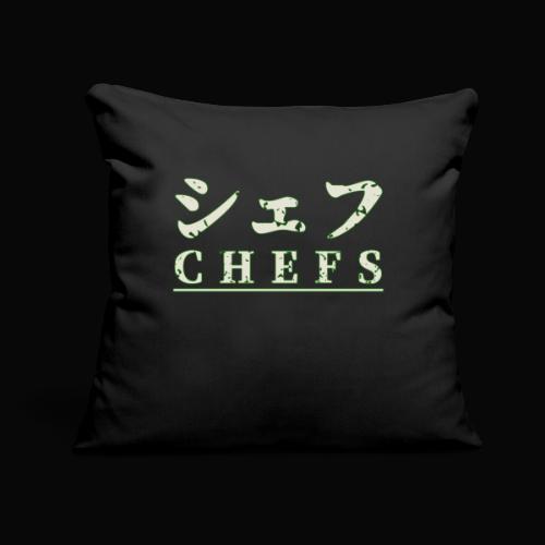 Chefs Grey - Throw Pillow Cover 17.5” x 17.5”