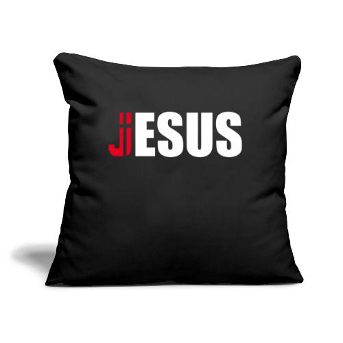 Jesus Christian Faith T Shirts - Throw Pillow Cover 17.5” x 17.5”