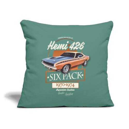 Hemi 426 - American Muscle - Throw Pillow Cover 17.5” x 17.5”