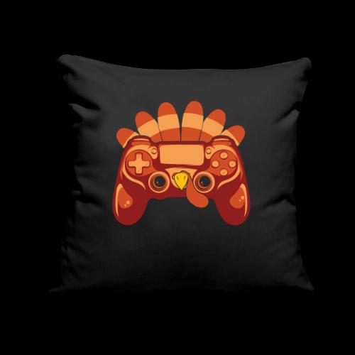 Gamer Turkey Thanksgiving - Throw Pillow Cover 17.5” x 17.5”